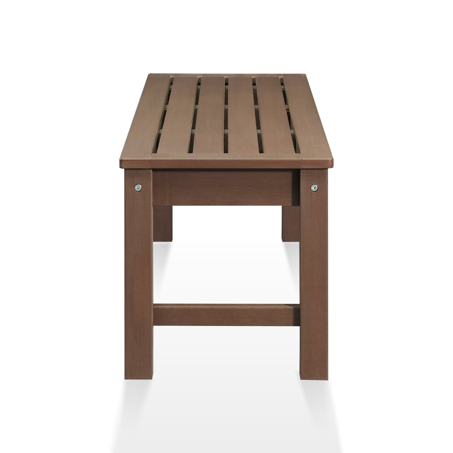 Psilvam Outdoor Bench, Two Person Poly Lumber Porch Bench, Weatherproof Garden Bench That Never Rot and Fade, All-Weather Patio Bench Suit for Garden, Porch, and Park